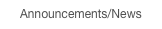 Announcements/News