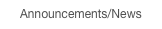 Announcements/News